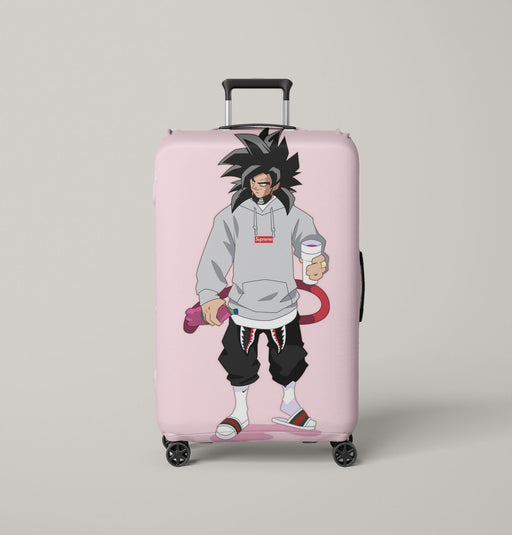 outfit hypebeast from dragon ball Luggage Covers | Suitcase