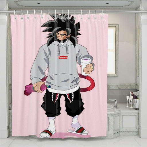 outfit hypebeast from dragon ball shower curtains