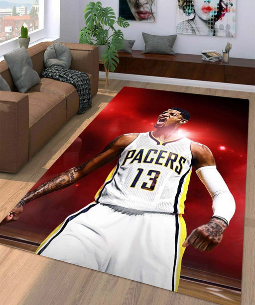 pacers player energy Living room carpet rugs