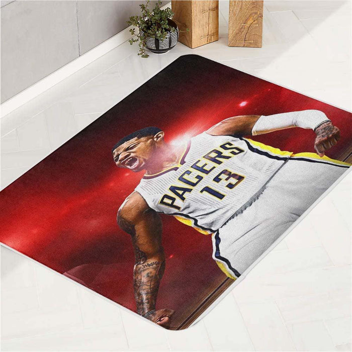 pacers player energy bath rugs