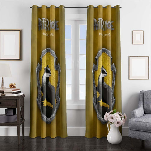 pottermore yellow harry potter window curtains