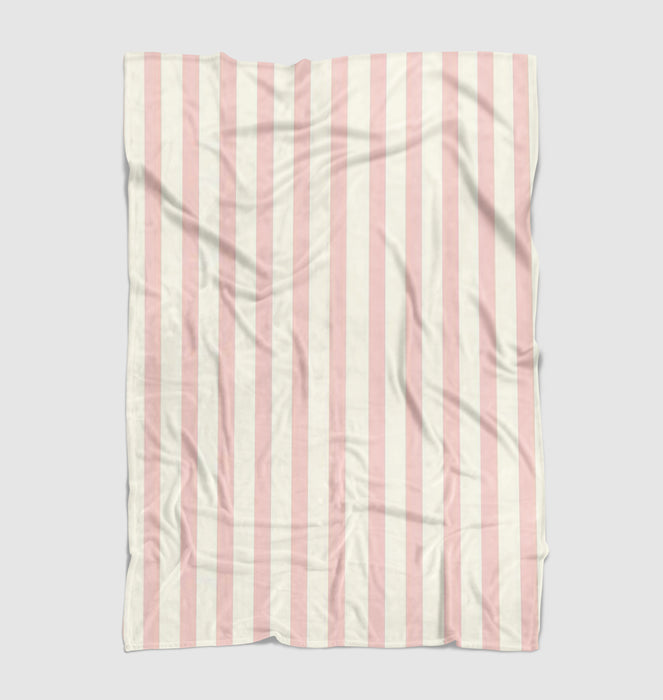 pink stripes wallpaper pattern Ultra soft fleece blanket