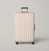 pink stripes wallpaper pattern Luggage Cover | suitcase