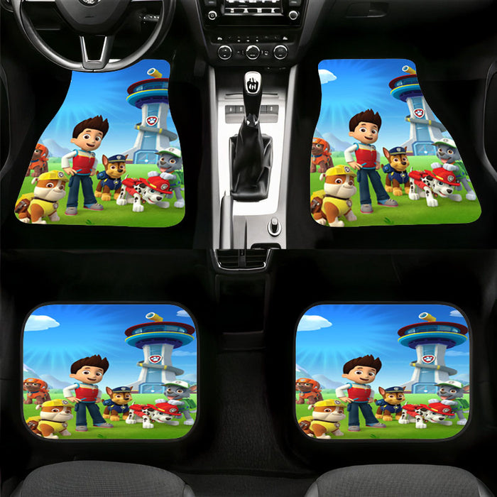 place of the dogs paw patrol Car floor mats Universal fit