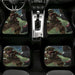 painting of bloodhound and enemy Car floor mats Universal fit