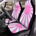 pink vaporwave shining shapes Car Seat Covers