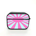 pink vaporwave shining shapes airpods case