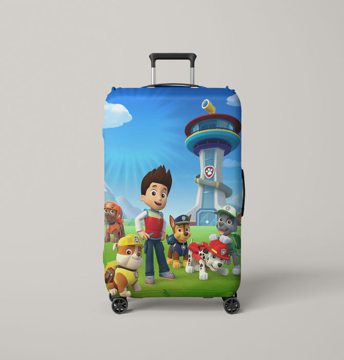 place of the dogs paw patrol Luggage Covers | Suitcase