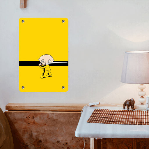 parody of kill bill by family guy Poster Metal print wall art