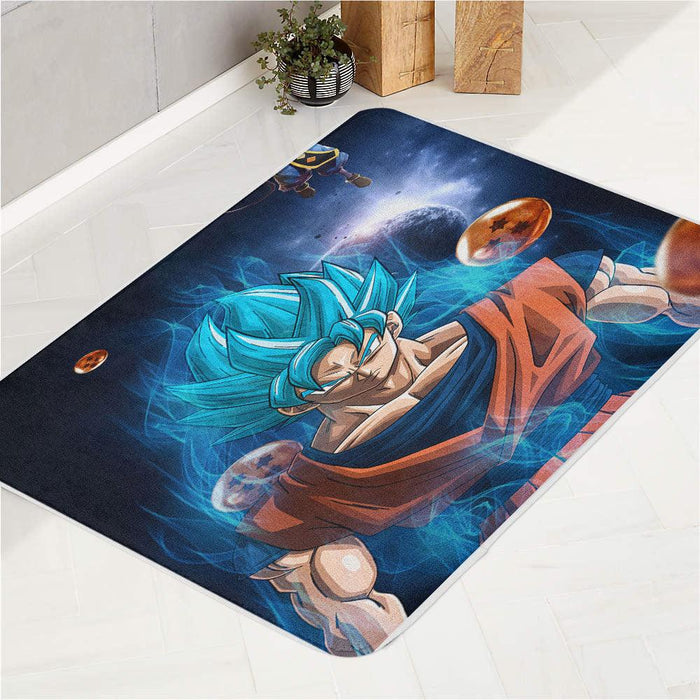 planet dragon ball goku bath rugs