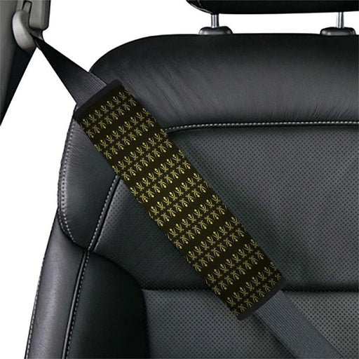 pirates skull gold icon Car seat belt cover