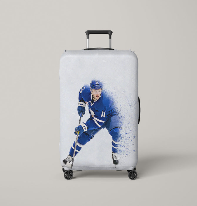 particle player nhl player Luggage Covers | Suitcase