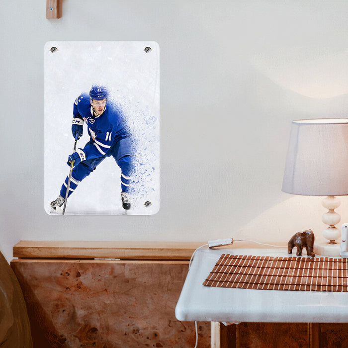 particle player nhl player Poster Metal print wall art