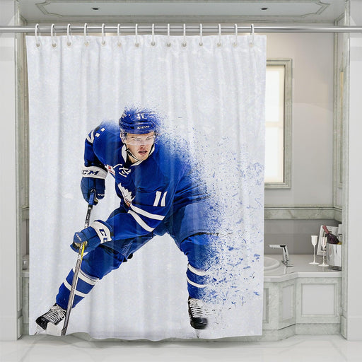 particle player nhl player shower curtains