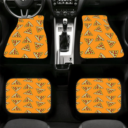 pizza cartoon pattern delicious Car floor mats Universal fit