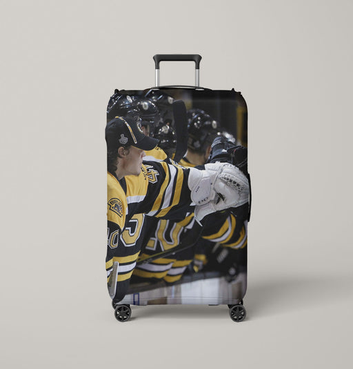 player boston bruins match Luggage Covers | Suitcase