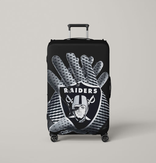 pattern glove of raiders football team Luggage Covers | Suitcase