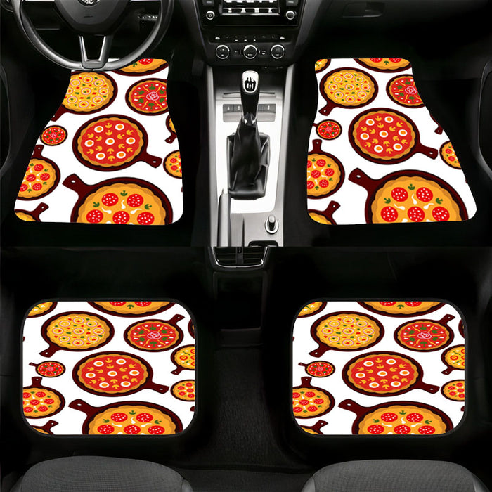 pizza fast food italian food Car floor mats Universal fit