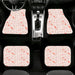 plain red cool pattern cats Car floor mats Universal fit