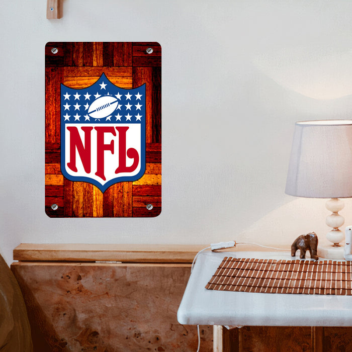 pattern nfl logo Poster Metal print wall art