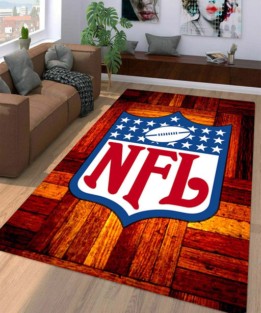 pattern nfl logo Living room carpet rugs