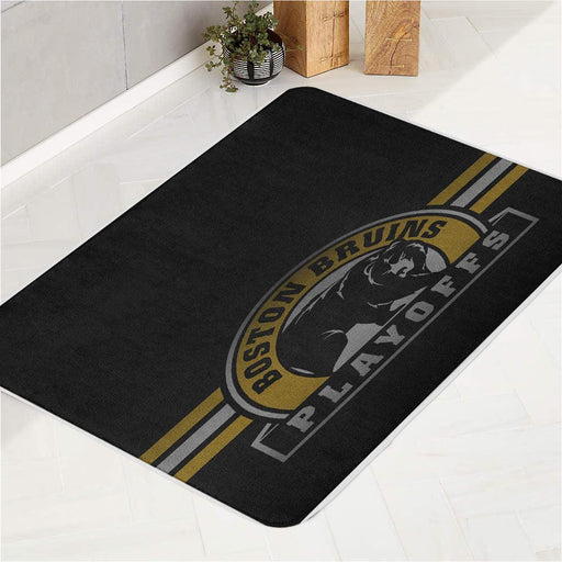 playoffs boston bruins bath rugs