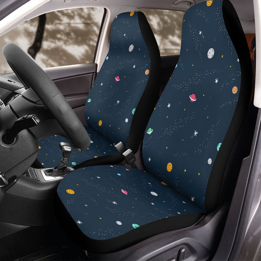 planet in dark galaxy Car Seat Covers