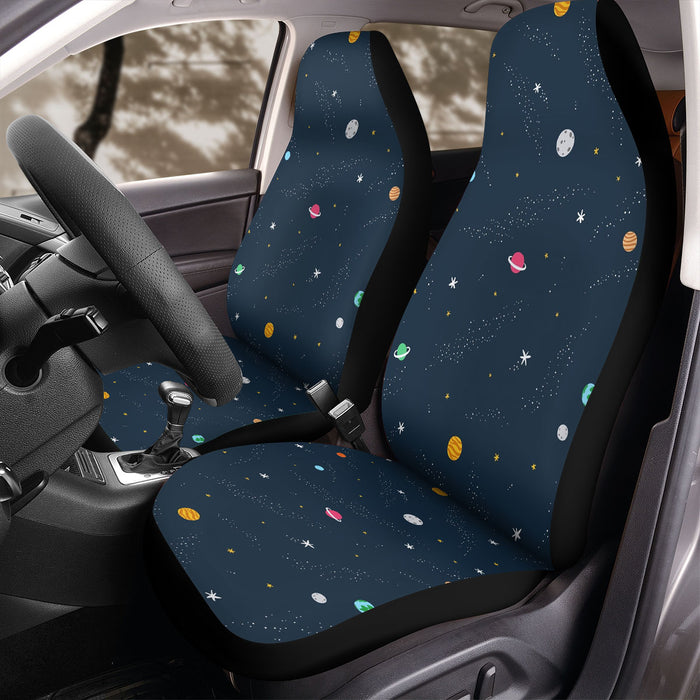 planet in dark galaxy Car Seat Covers