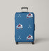 pattern of colorado avalanche Luggage Covers | Suitcase