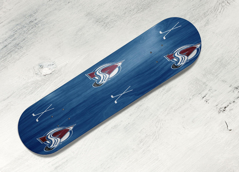 pattern of colorado avalanche Skateboard decks