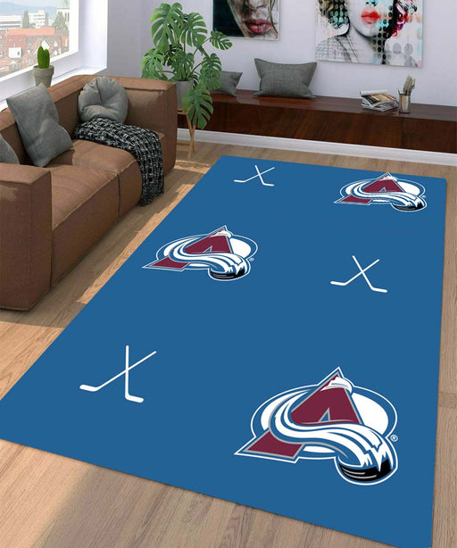 pattern of colorado avalanche Living room carpet rugs