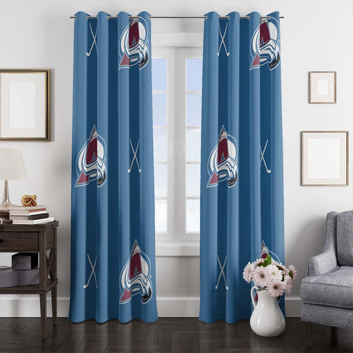 pattern of colorado avalanche window Curtain