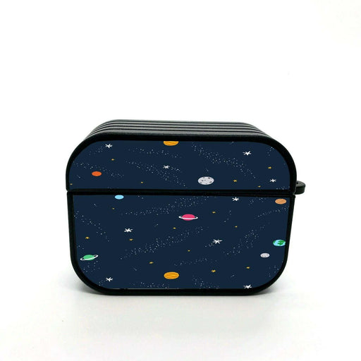 planet in dark galaxy airpods case