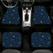 planet in dark galaxy Car floor mats Universal fit