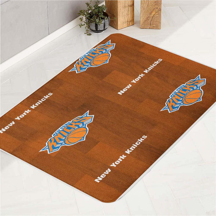 pattern of new york knicks bath rugs