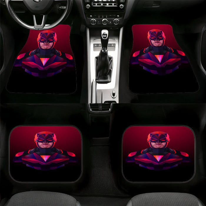 pop art daredevil superhero Car floor mats Universal fit