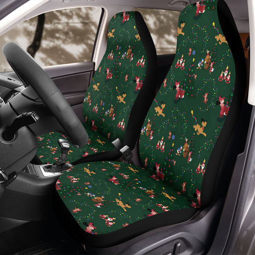 pluto micket mouse christmas Car Seat Covers