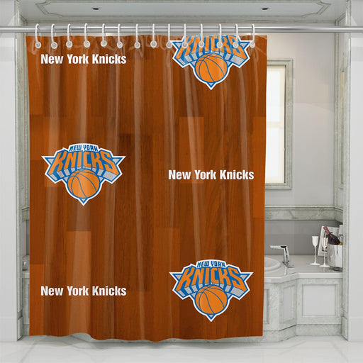 pattern of new york knicks shower curtains