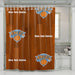 pattern of new york knicks shower curtains