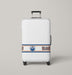 pattern white edmonton oilers Luggage Covers | Suitcase