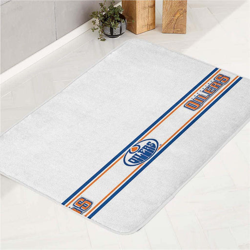 pattern white edmonton oilers bath rugs