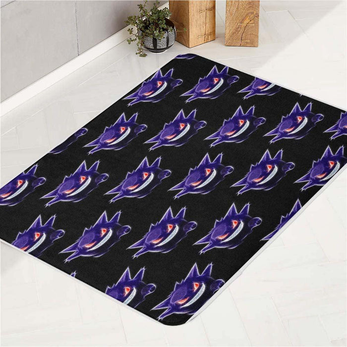 poison type gengar from nintendo bath rugs