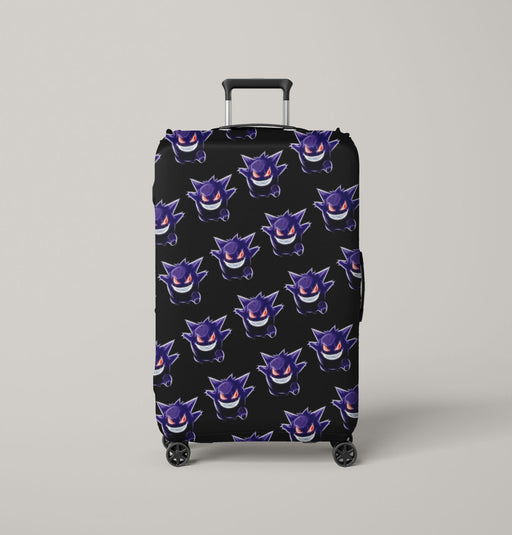 poison type gengar from nintendo Luggage Cover | suitcase