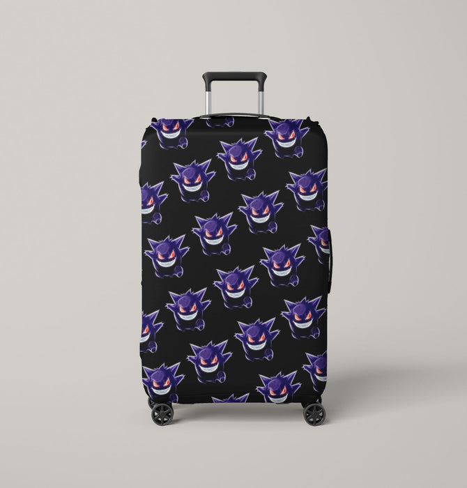 poison type gengar from nintendo Luggage Cover | suitcase