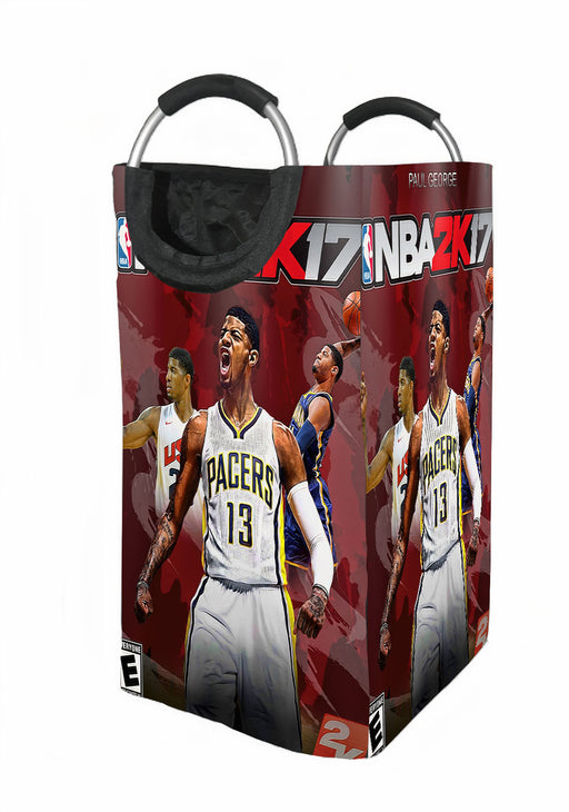 paul george nba pacers Laundry Hamper | Laundry Basket