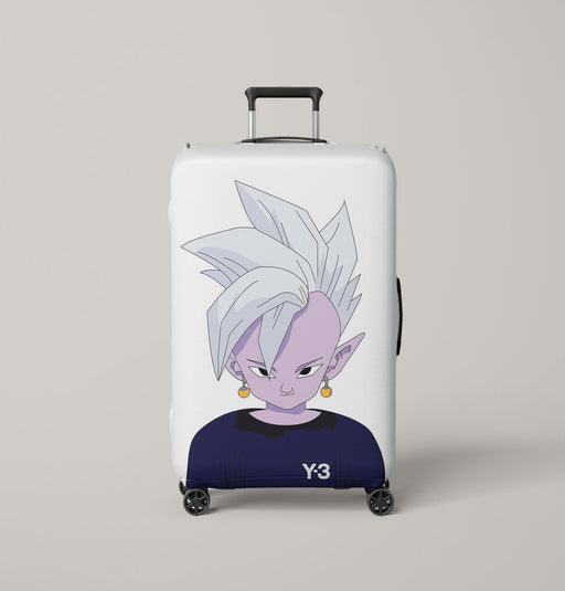 portrait grey hair dragon ball hypebeast Luggage Covers | Suitcase