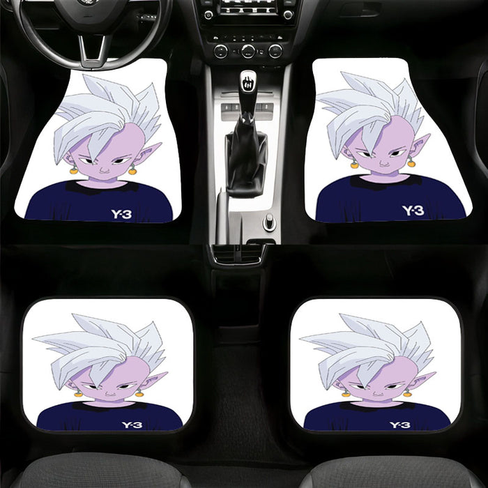 portrait grey hair dragon ball hypebeast Car floor mats Universal fit