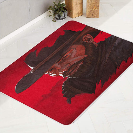 portrait of arthur morgan bath rugs