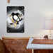 penguins logo nhl Poster Metal print wall art