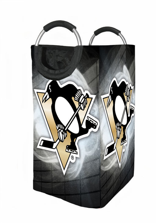 penguins logo nhl Laundry Hamper | Laundry Basket